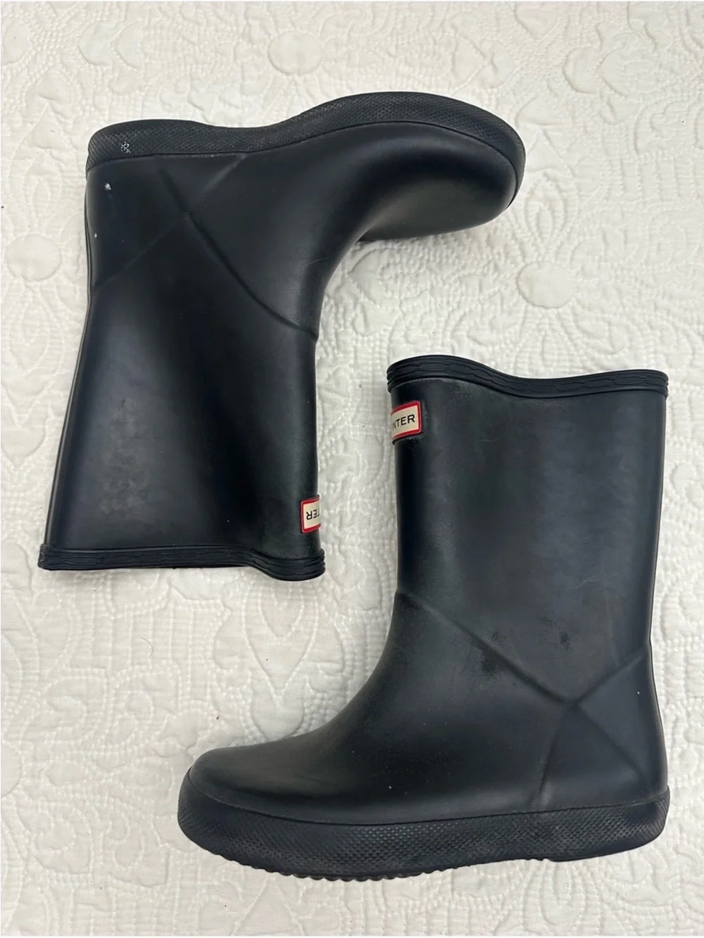 Hunter Original Kids Black Rain Boots Toddler Size 11